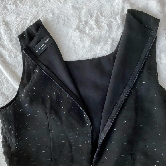 Ellen Capellino gorgeous tailored black top- vintage from Italy - Picture 2 of 9